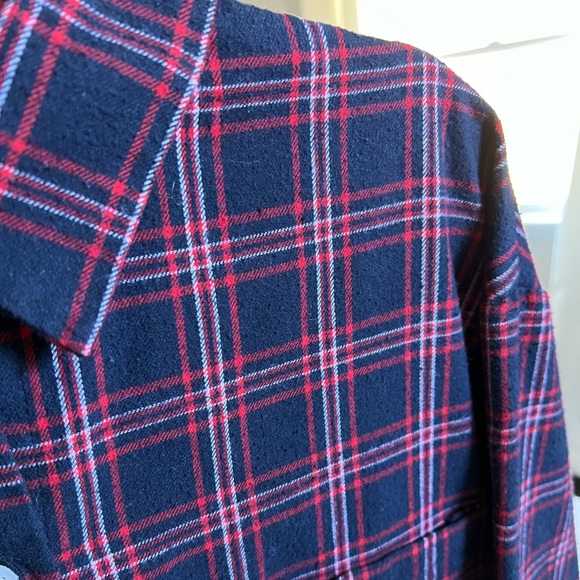 OAK + FORT plaid button down - Picture 8 of 9